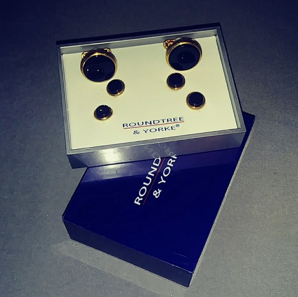 Cuff Links and Studs ~ Onyx - Picture 4 of 4